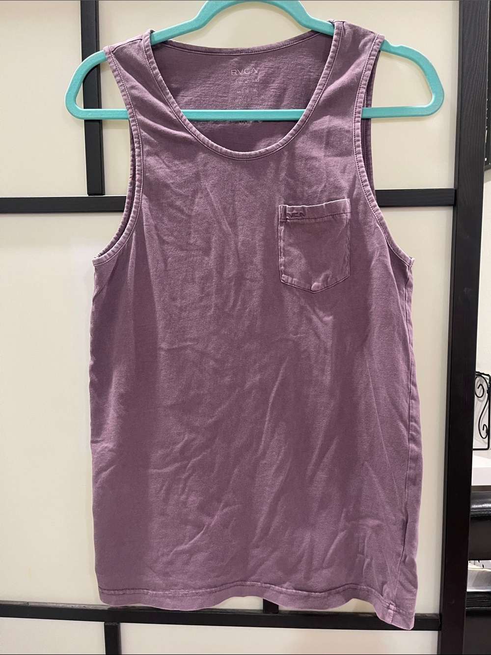 Vintage RVCA Dusty Mauve Pocket Tank